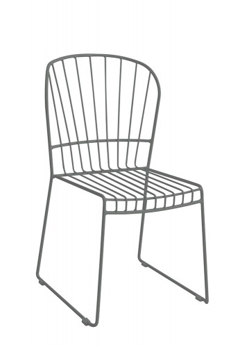 Shell καρέκλα μεταλλική